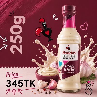 Nando's Peri Peri Creamy Garlic Sauce 250G