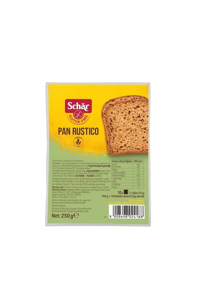 SCHAR PAN BLANCO RUSTICO (GLUTTEN FREE) 250G