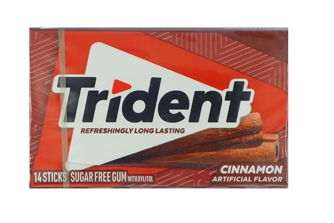 Trident Cinnamon Gums (14 Sticks) 28g
