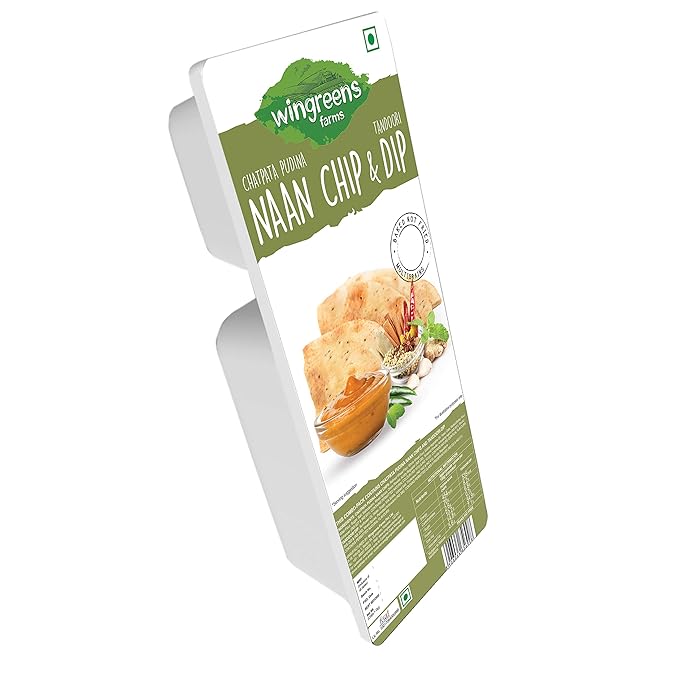 Wingreens Naan Chip & Dip - Chatpata Pudina