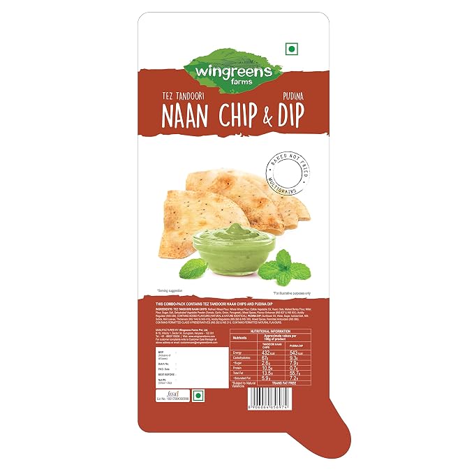 Wingreens Naan Chip & Dip - Tez Tandoori