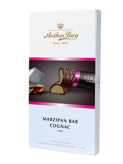 Anthon Berg Marzipan Cognac Chocolate Bars, 280g (7 x 40g) – pack