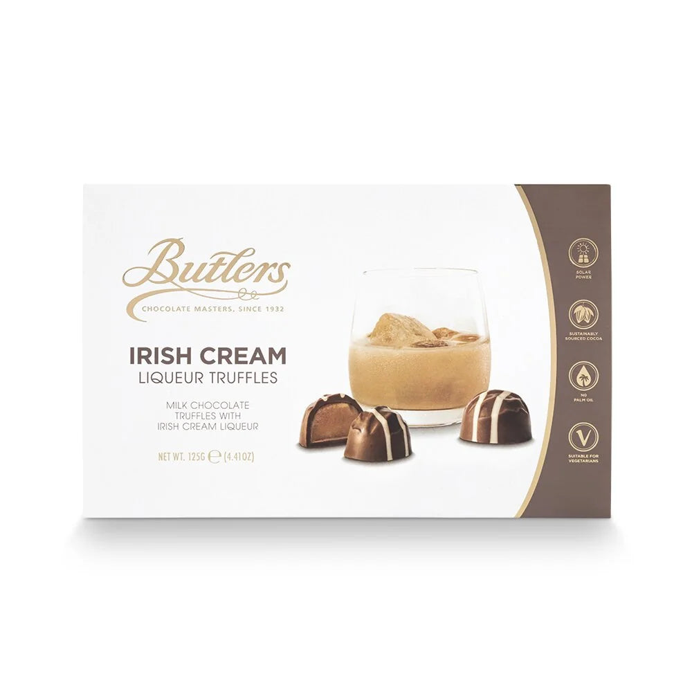 Butlers Irish Cream Liqueur Chocolate Truffles, 125g (10 Truffles) – chocolates