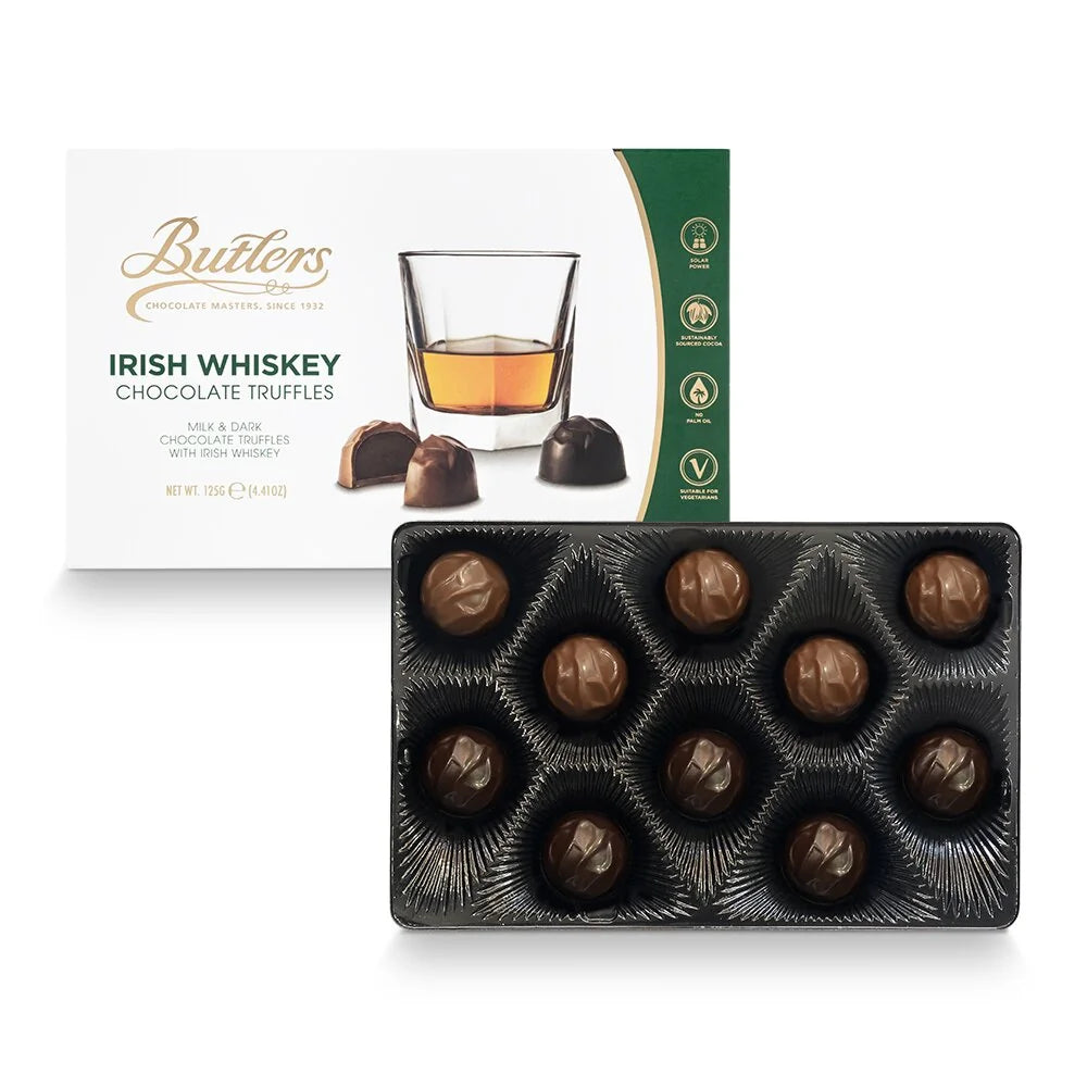 Butlers Irish Whiskey Chocolate Truffles, 125g (10 Truffles) – pack